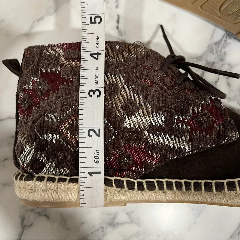 Veracruz Artisans Ankle Booties US Size 7.5 EU Size 38 Moccasins Brown Spain